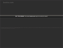 Tablet Screenshot of bostra.com